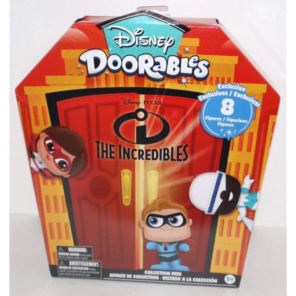 NEW DISNEY DOORABLES Collection Peek The Incredibles 8 Exclusive Figures
